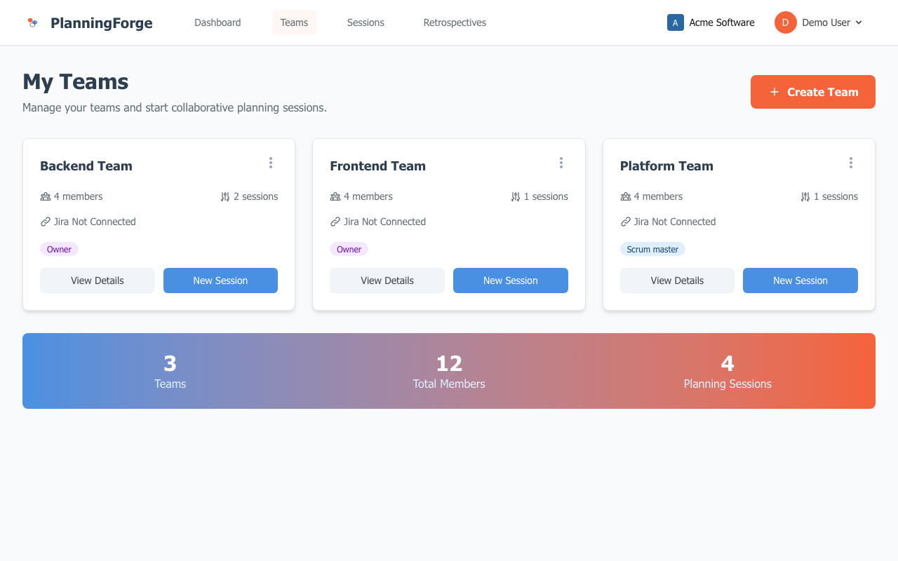 Team settings page with GitHub integration section